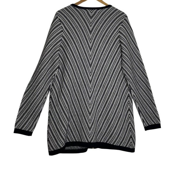 Jones New York Zippered Sweater Jacket Mid-Length 0X (12W) Career Office NWOT - Picture 9 of 12